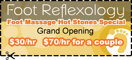 Foot Massage Hot Stones Special